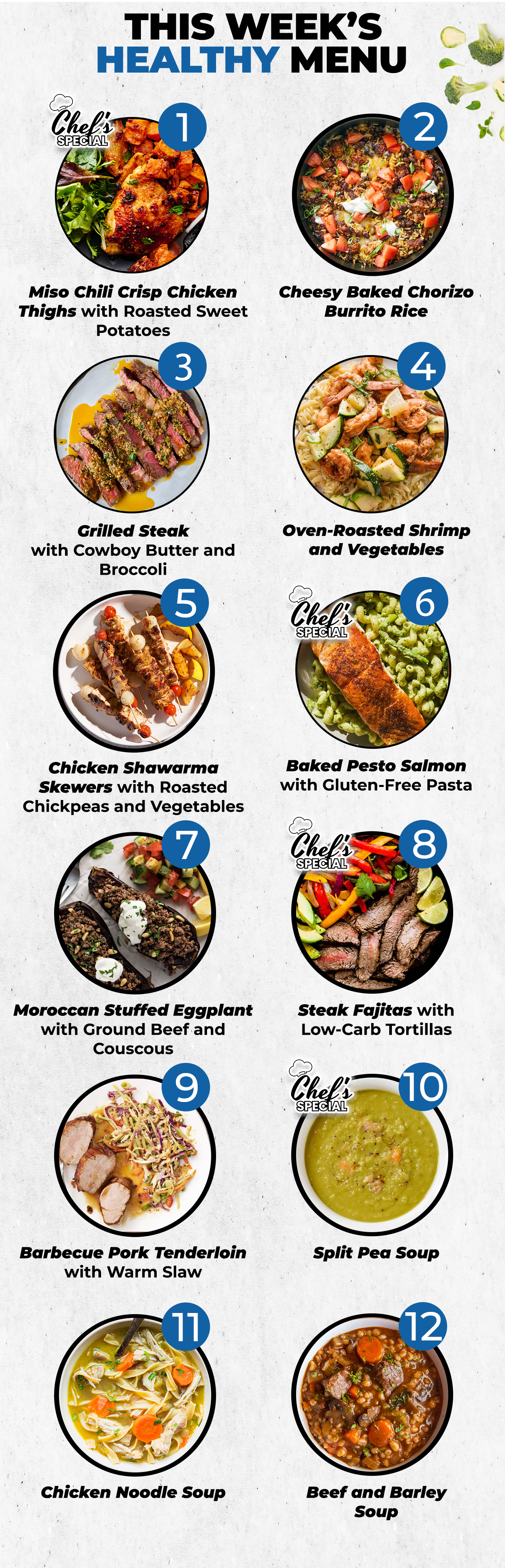 Healthy Meal Prep in Bluffton, Sun City, Hardeeville | 8 HEALTHY MEAL PLAN